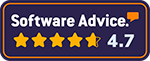 Badge de Avaliações do Manusis 4.0 no Software Advice